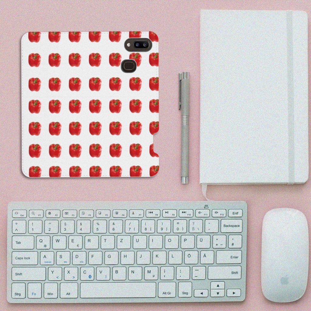 Samsung Galaxy A30 Flip Style Cover Paprika Red