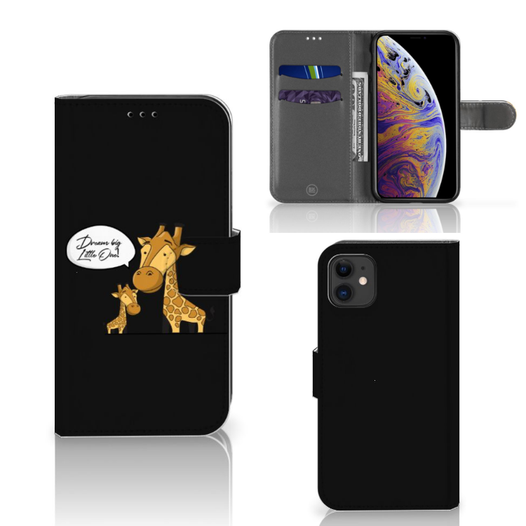 Apple iPhone 11 Leuk Hoesje Giraffe