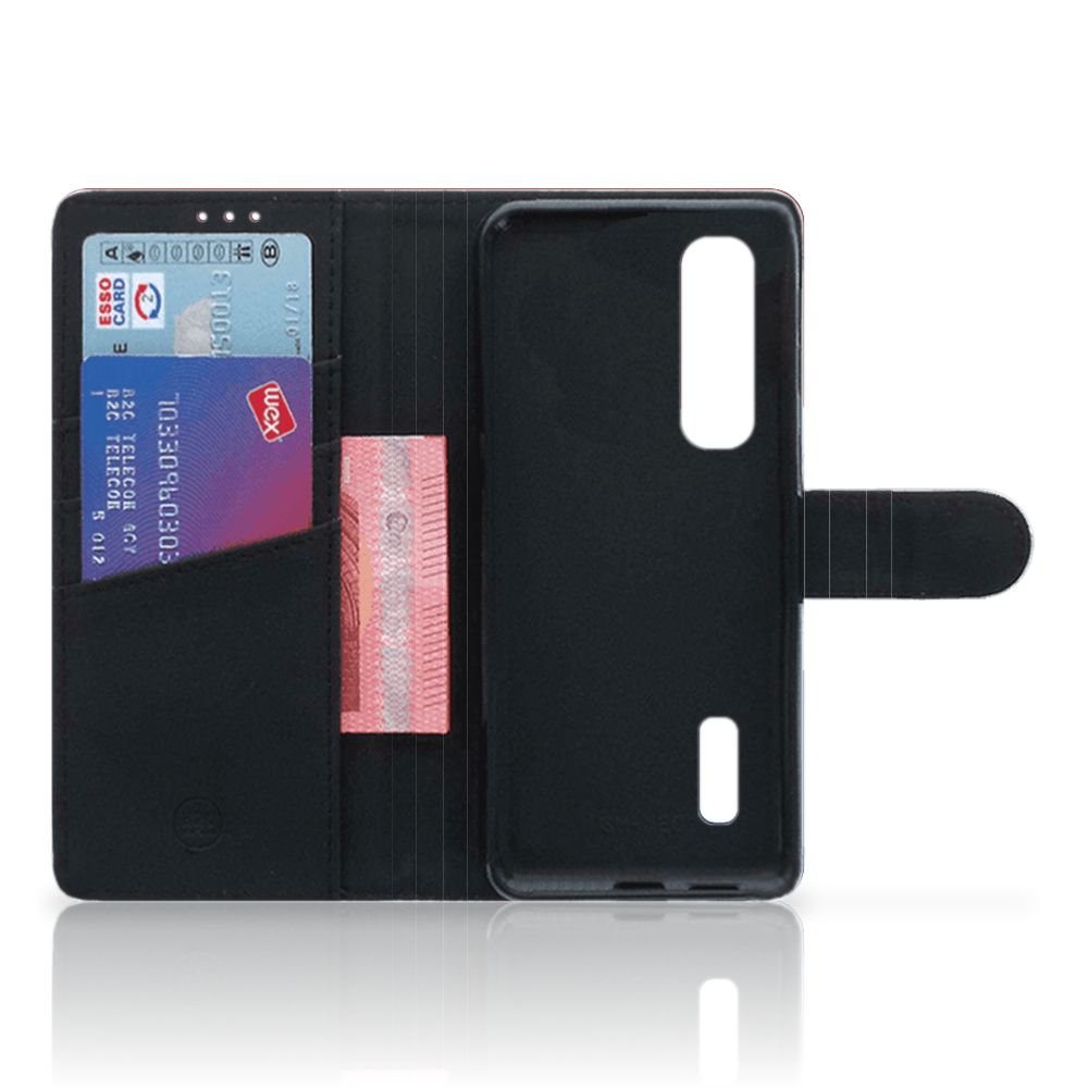 OPPO Find X2 Pro Bookstyle Case Nederlandse Vlag met pasjeshouder en zwart design