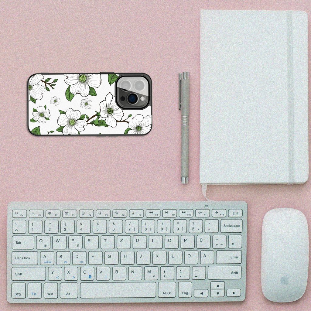 iPhone 13 Pro Bloemen Hoesje Dogwood Flowers B2C Telecom