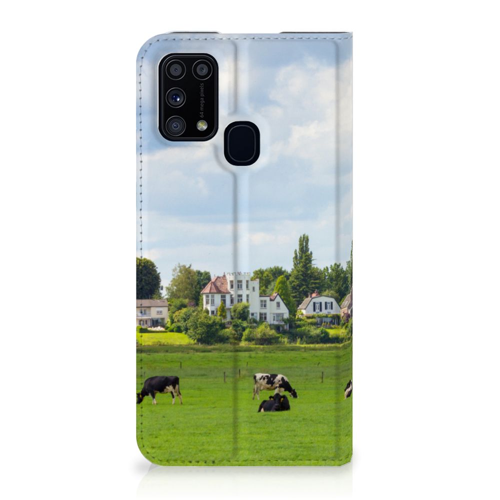 Samsung Galaxy M31 Hoesje maken Koeien - B2C Telecom