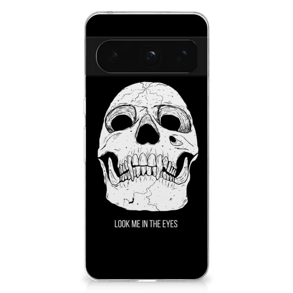 Silicone Back Case Google Pixel 8 Pro Skull Eyes