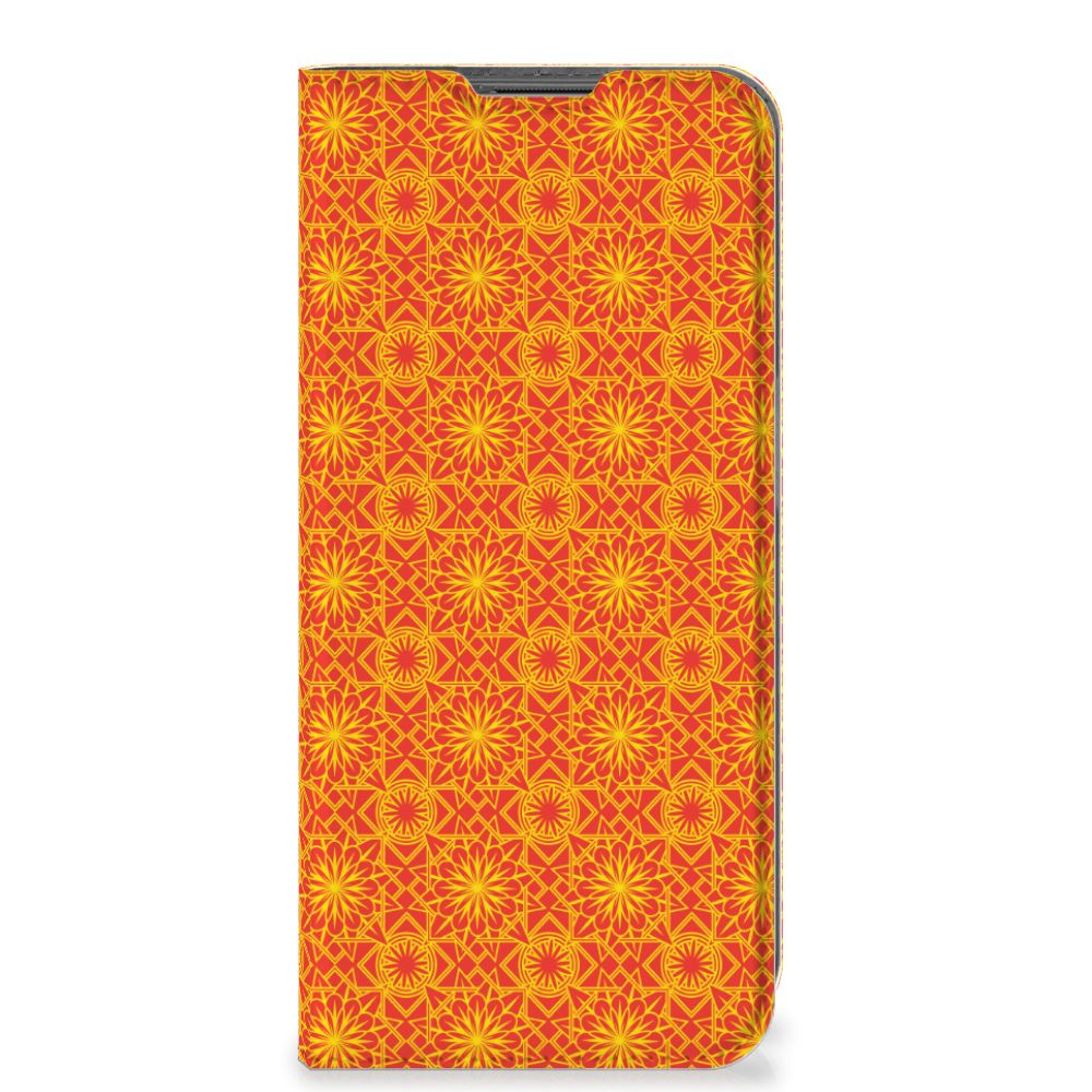 Nokia G11 | G21 Hoesje met Magneet Batik Oranje - B2C Telecom