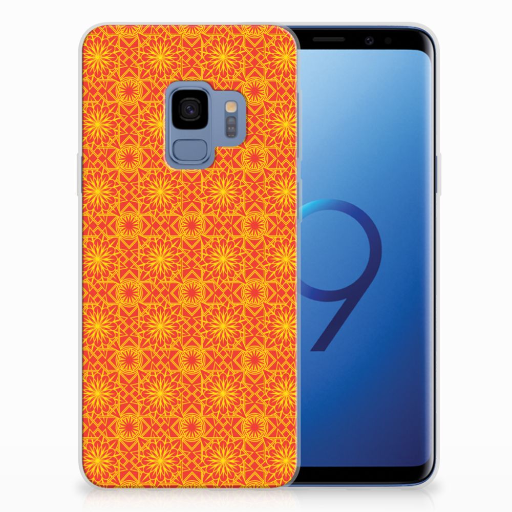 Samsung Galaxy S9 TPU bumper Batik Oranje