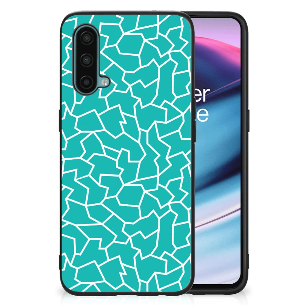 OnePlus Nord CE 5G Leuk Telefoonhoesje Cracks Blue B2C Telecom