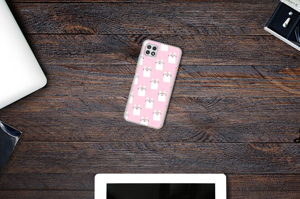 Samsung Galaxy A22 5G TPU Hoesje Sleeping Cats B2C Telecom