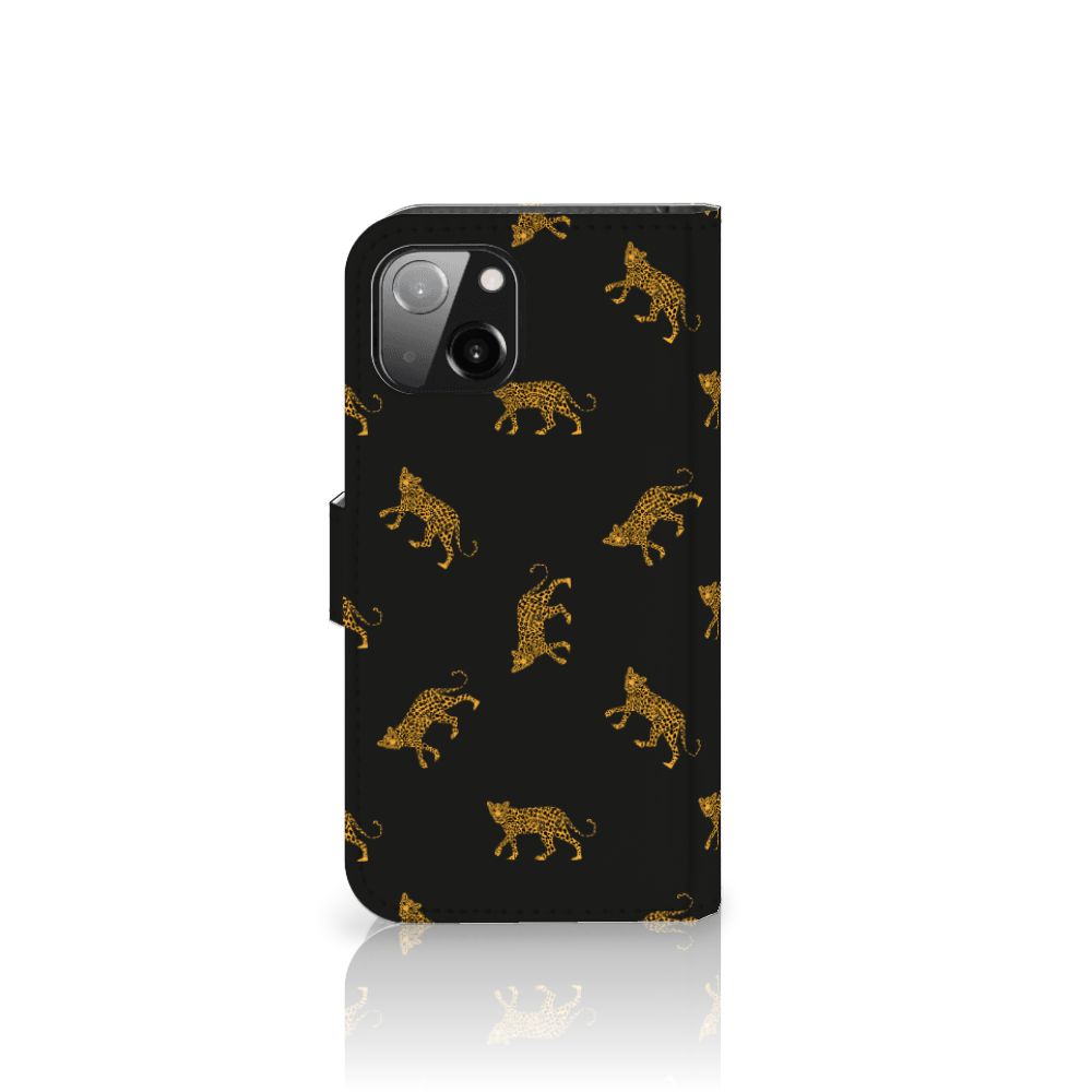 Telefoonhoesje met Pasjes voor Apple iPhone 13 Leopards