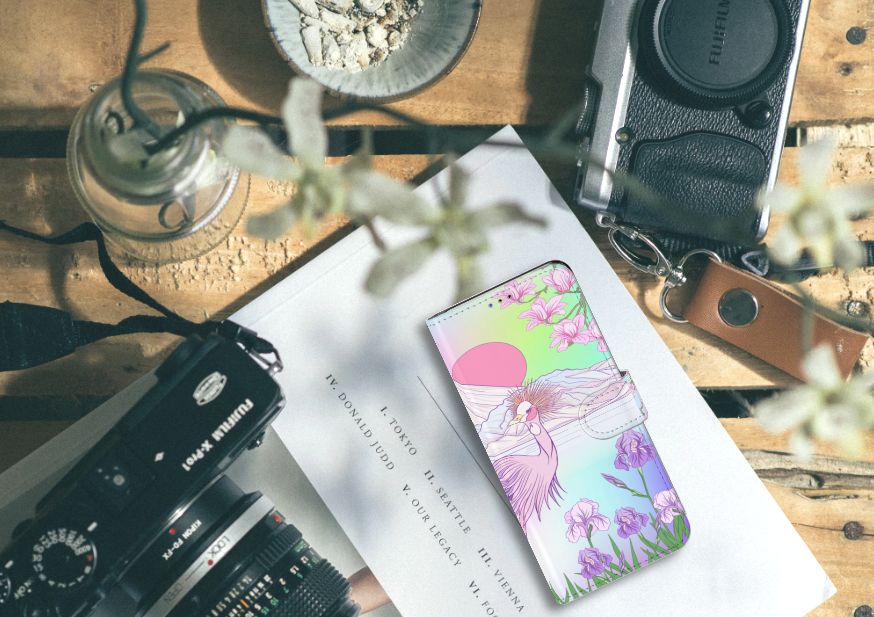 Samsung Galaxy A20s Telefoonhoesje met Pasjes Bird