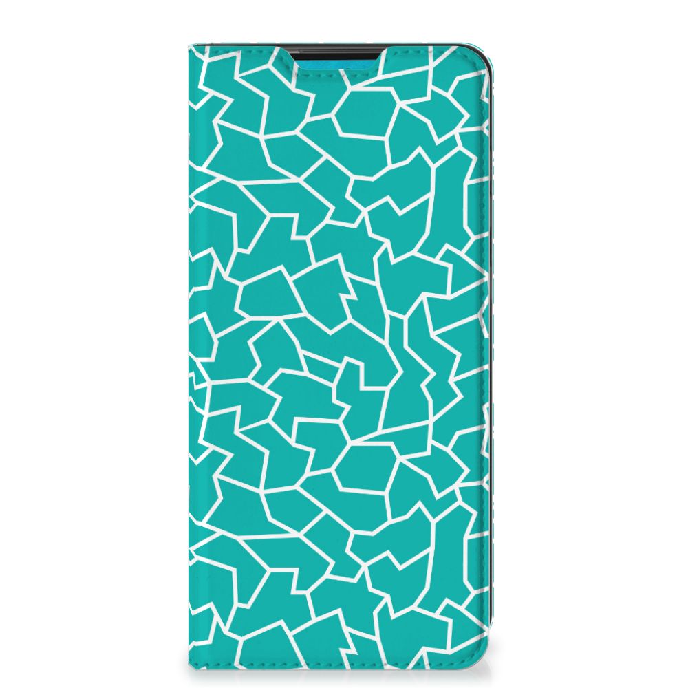 Samsung Galaxy A73 Bookcase Cracks Blue - B2C Telecom