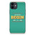 iPhone 12 Pro | 12 (6.1") Hoesje met Quotes Quote Begin