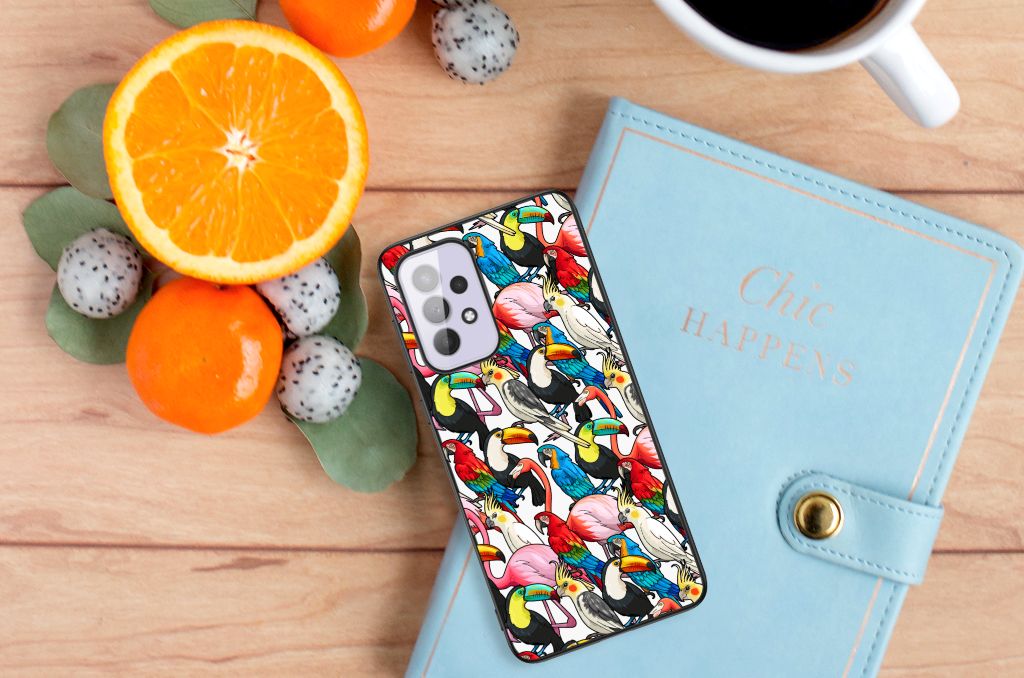 Samsung Galaxy A33 5G Dierenprint Telefoonhoesje Birds B2C Telecom