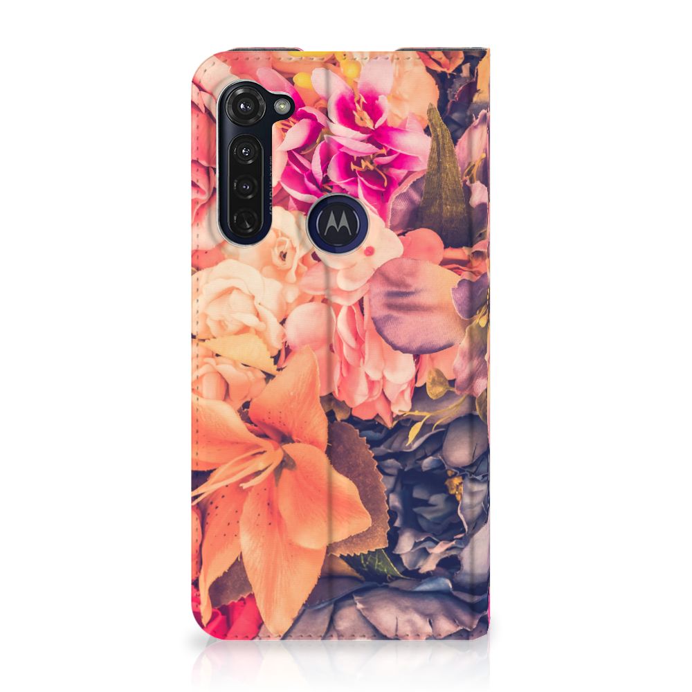 Motorola Moto G Pro Smart Cover Bosje Bloemen - B2C Telecom
