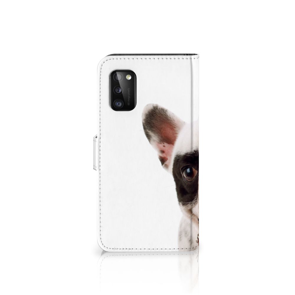 Samsung Galaxy A41 Telefoonhoesje met Pasjes Franse Bulldog