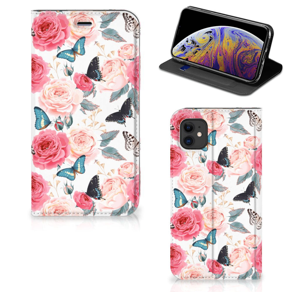 Apple iPhone 11 Smart Cover Butterfly Roses