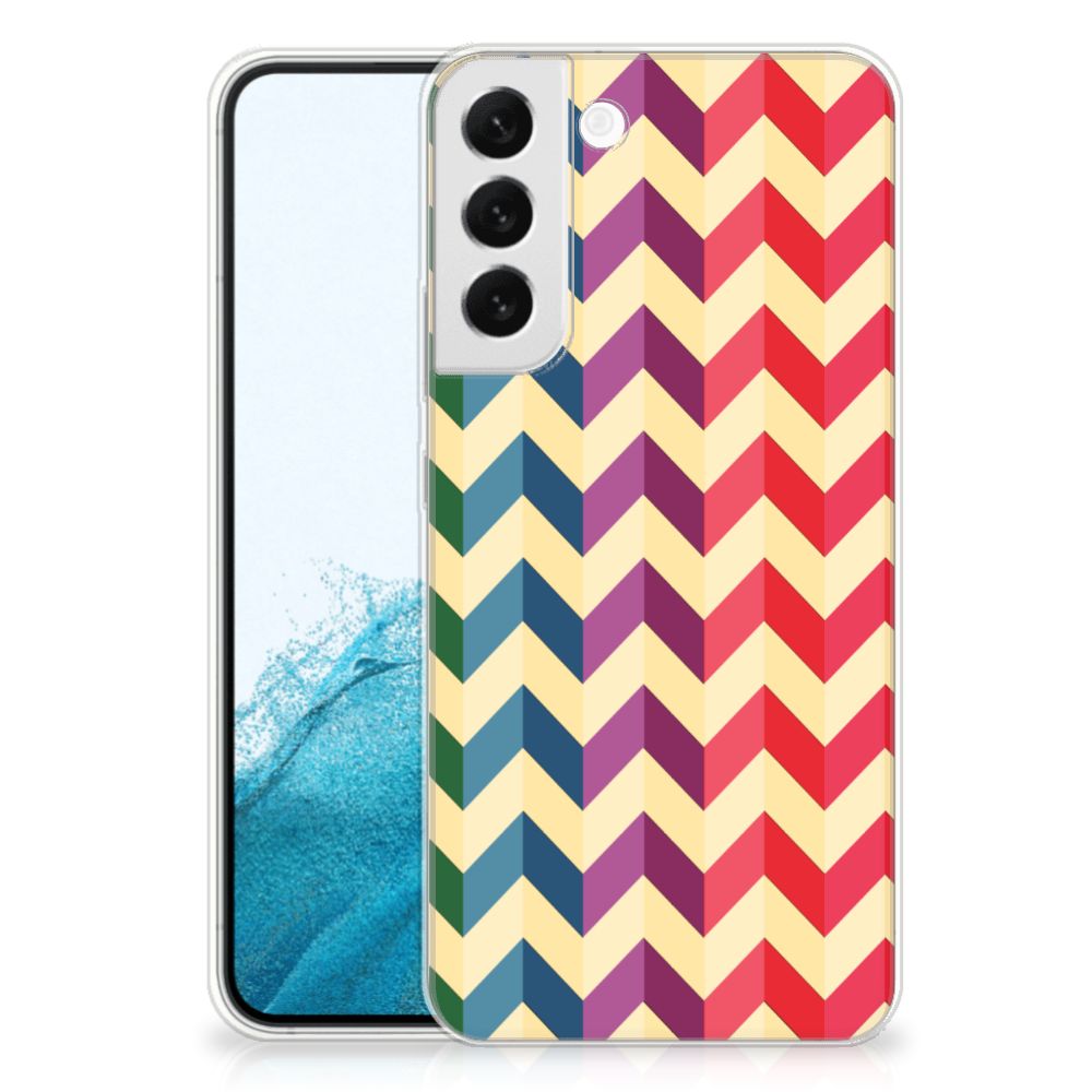 Samsung Galaxy S22 Plus TPU bumper Zigzag Multi Color B2C Telecom