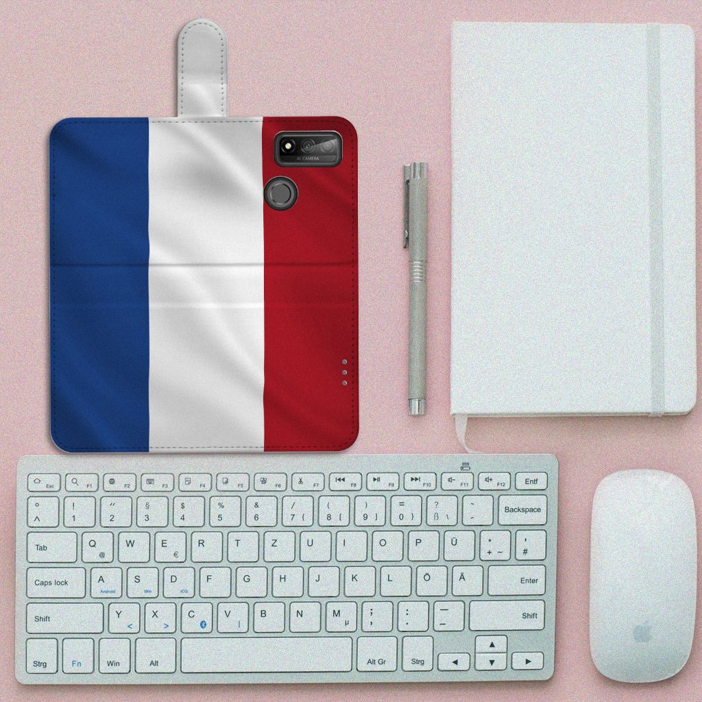 Huawei P Smart 2020 Bookstyle Case Nederlandse Vlag