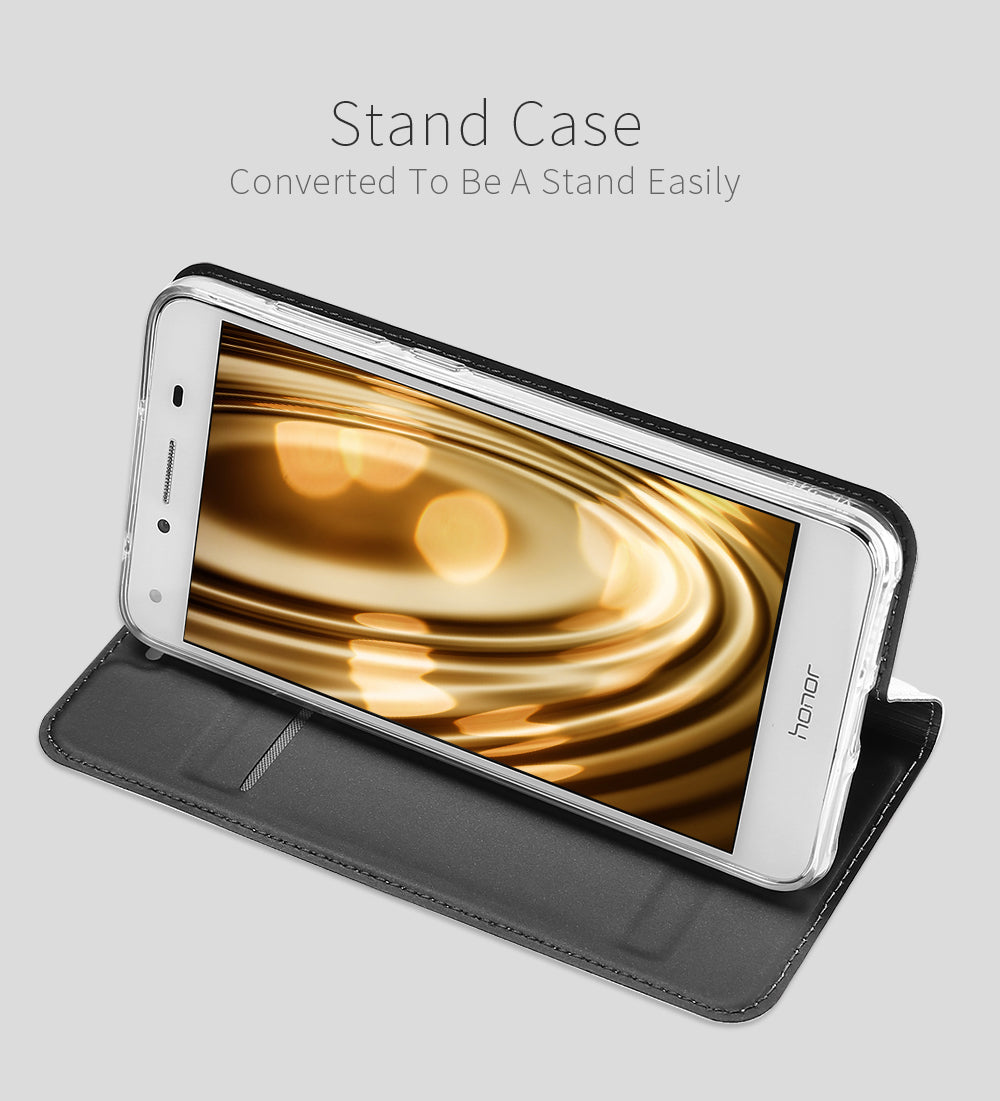 Huawei Y5 2 | Y6 Compact Hoesje Wit met Opbergvakje