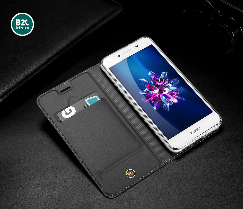 Huawei Y5 2 | Y6 Compact Hoesje Wit met Opbergvakje