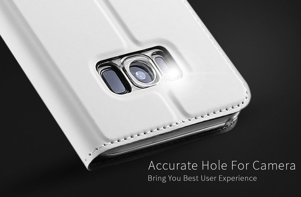 Samsung Galaxy S8 Hoesje Wit met Standaardfunctie