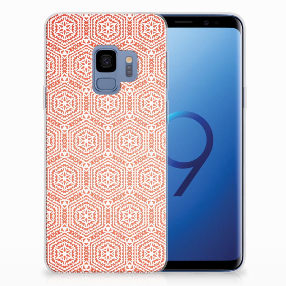 Samsung Galaxy S9 TPU bumper Pattern Orange