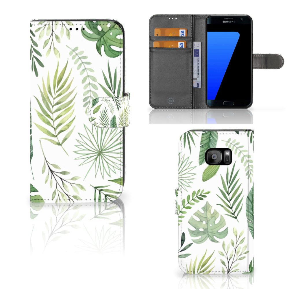Samsung Galaxy S7 Edge Hoesje Leaves