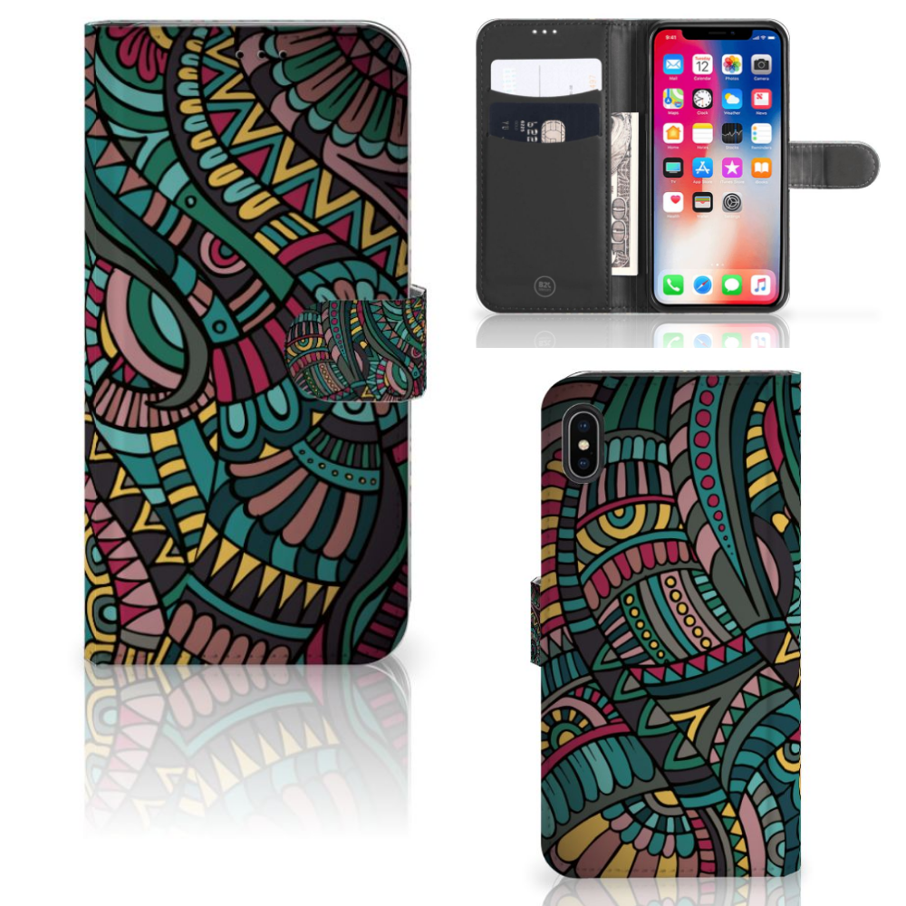 Apple iPhone Xs Max Telefoon Hoesje Aztec