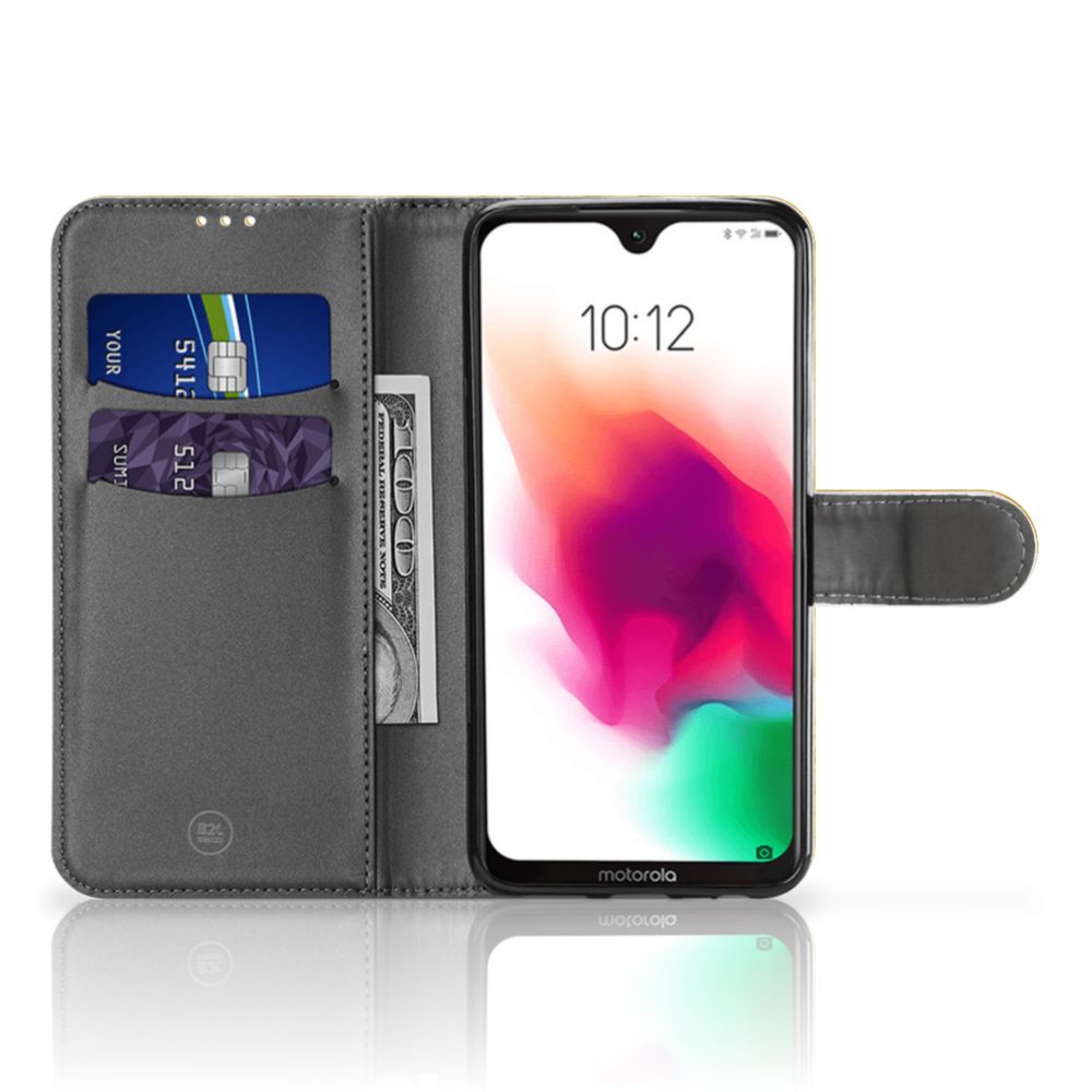 Motorola Moto G7 | G7 Plus Book Style Case Licht Hout