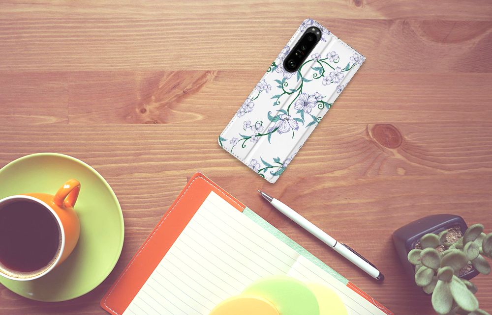 Sony Xperia 1 III Uniek Smart Cover Blossom White - B2C Telecom