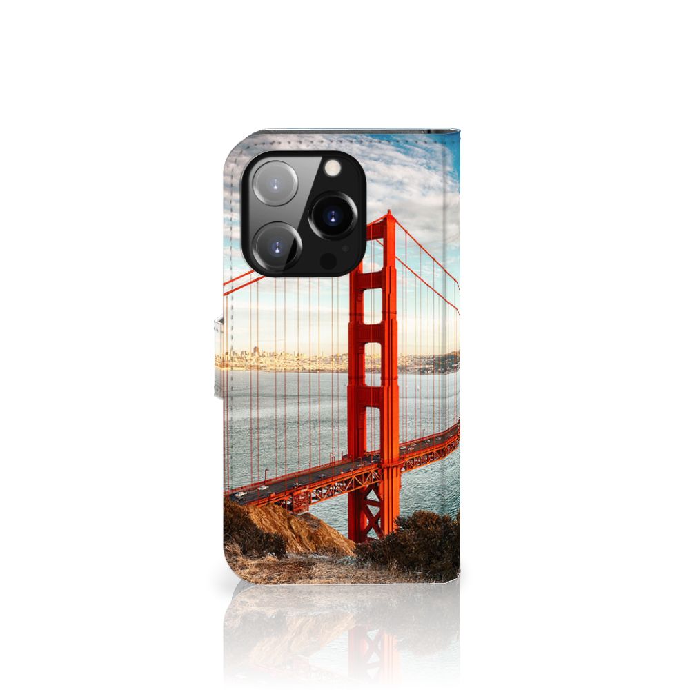 iPhone 14 Pro Flip Cover Golden Gate Bridge