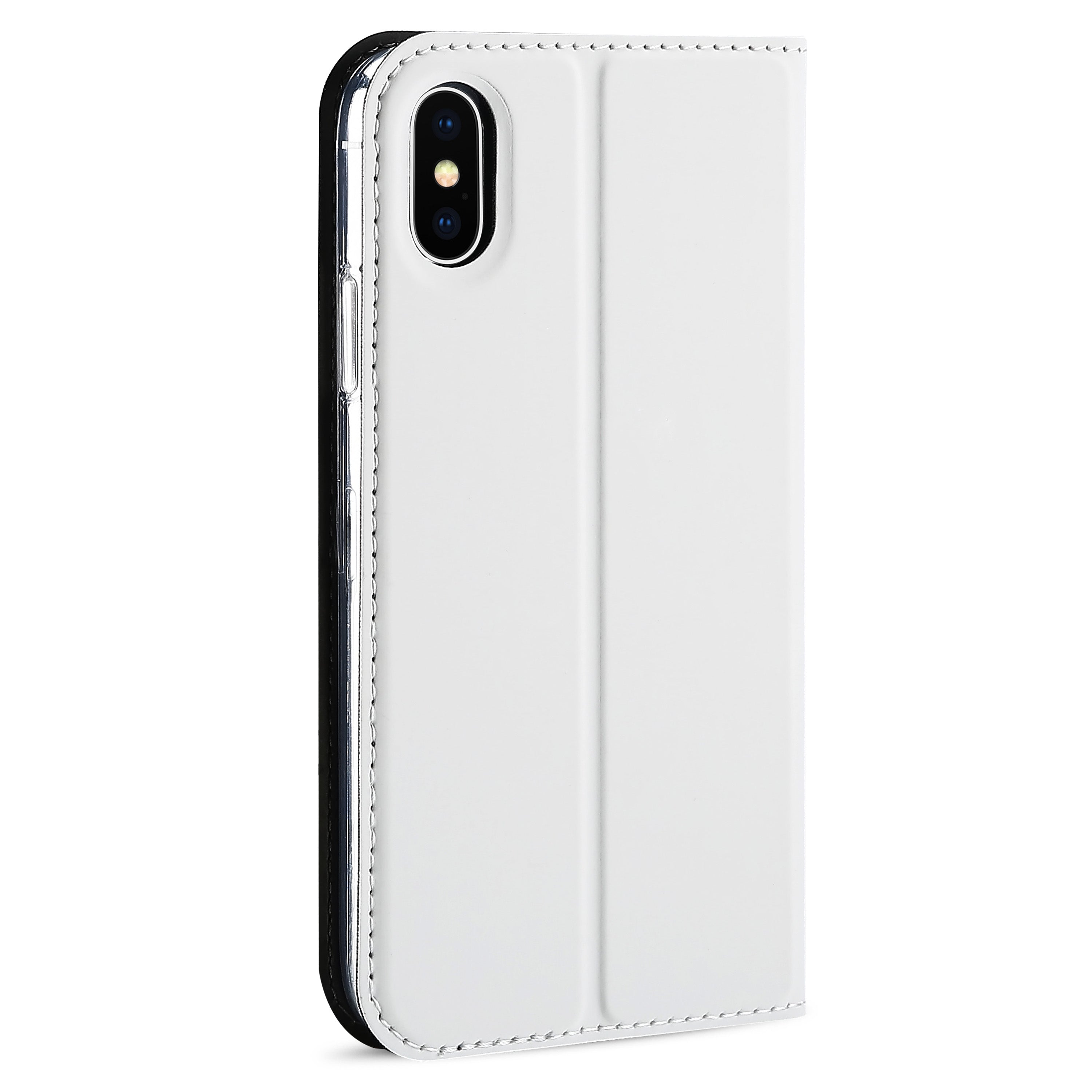 Apple iPhone X | Xs Telefoonhoesje Wit met Standaardfunctie