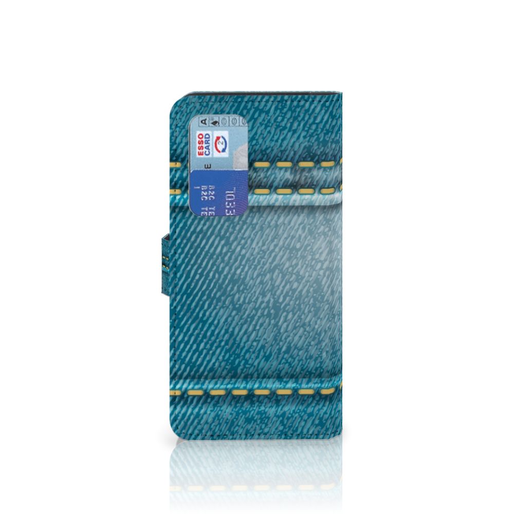 Huawei P40 Pro Wallet Case met Pasjes Jeans