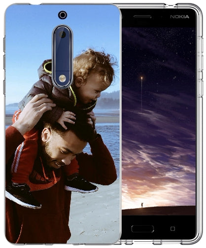 Nokia 5 TPU Hoesje Maken met Foto's en Naam