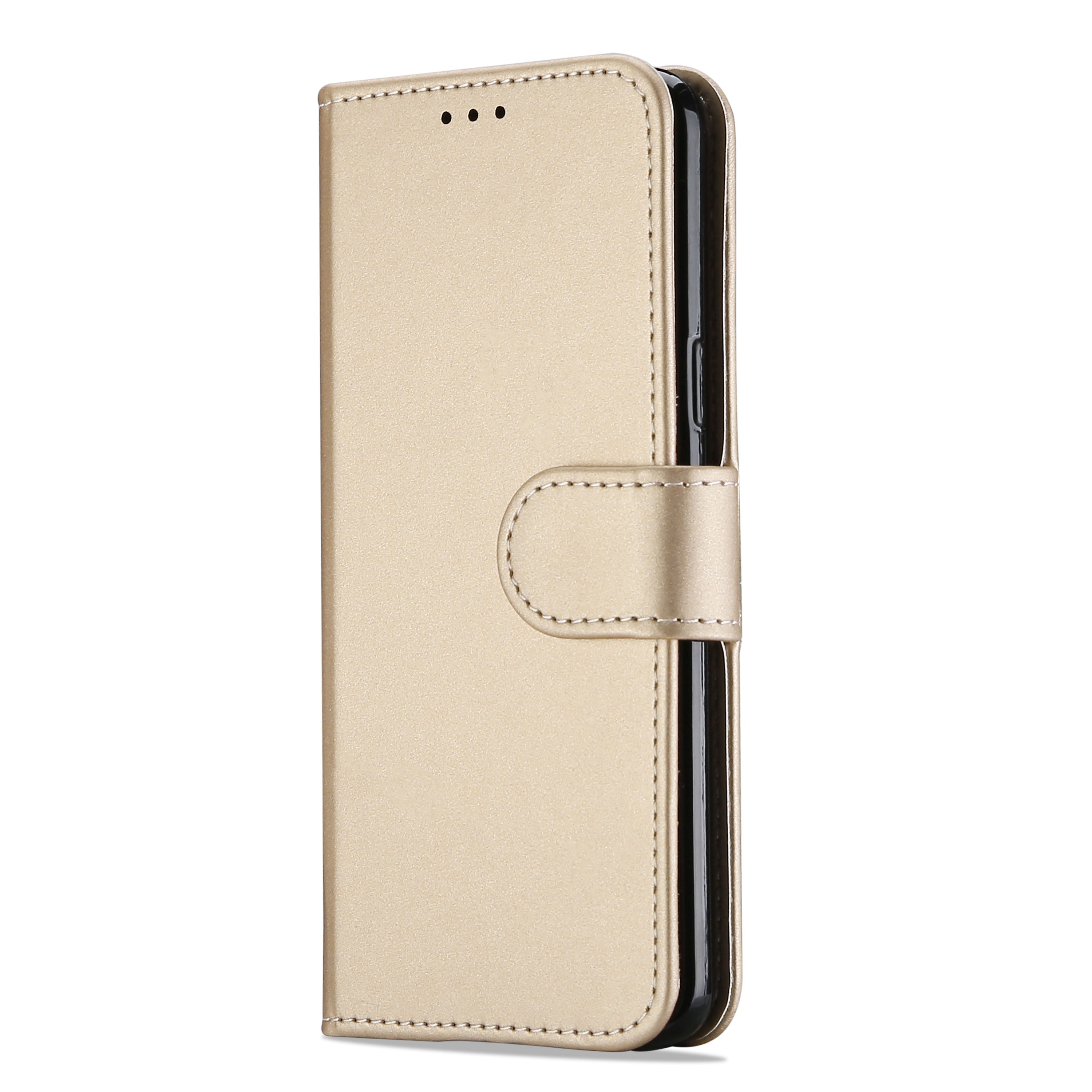 Samsung Galaxy S9 Plus Hoesje Goud met Flexibele Houder