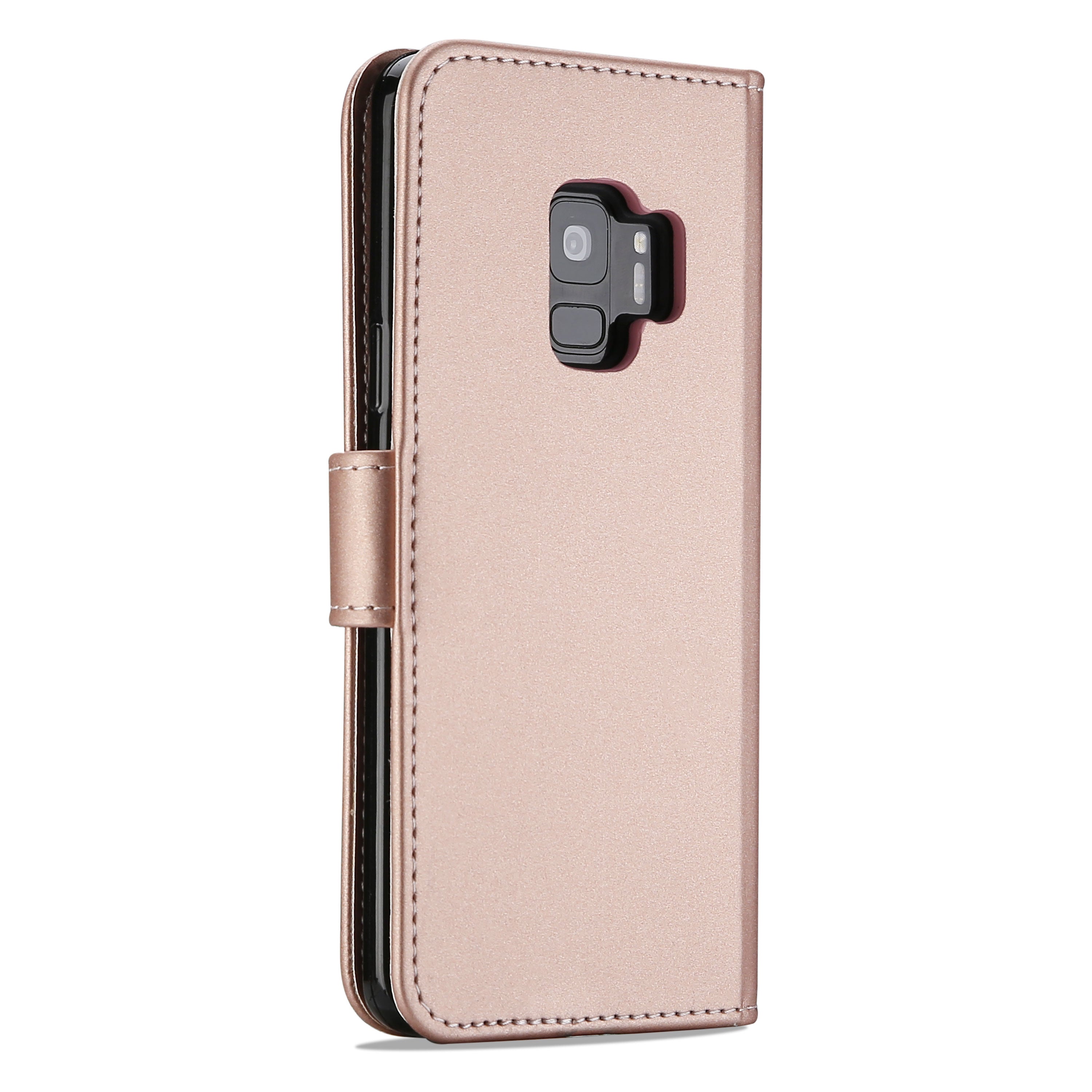 Samsung Galaxy S9 Hoesje Rose met Flexibele Houder