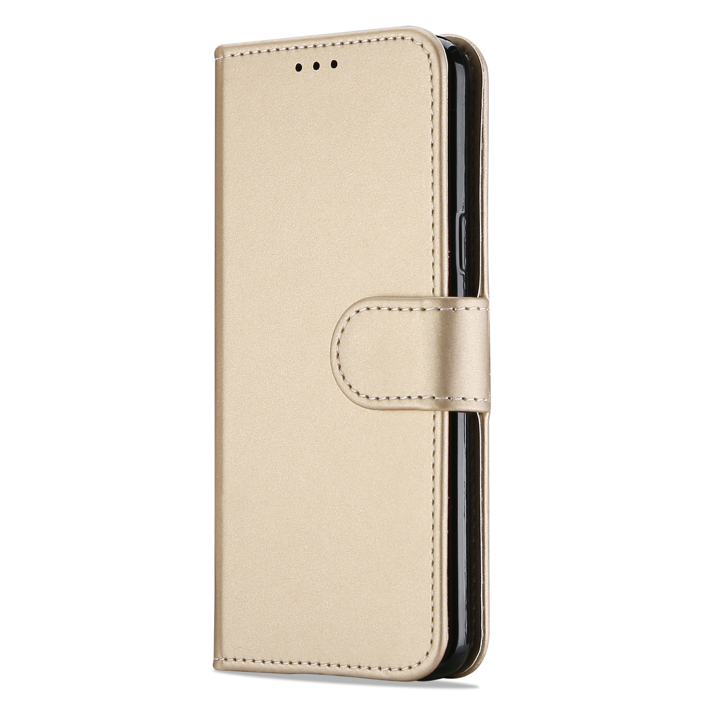 Samsung Galaxy S9 Hoesje Goud met Flexibele Houder