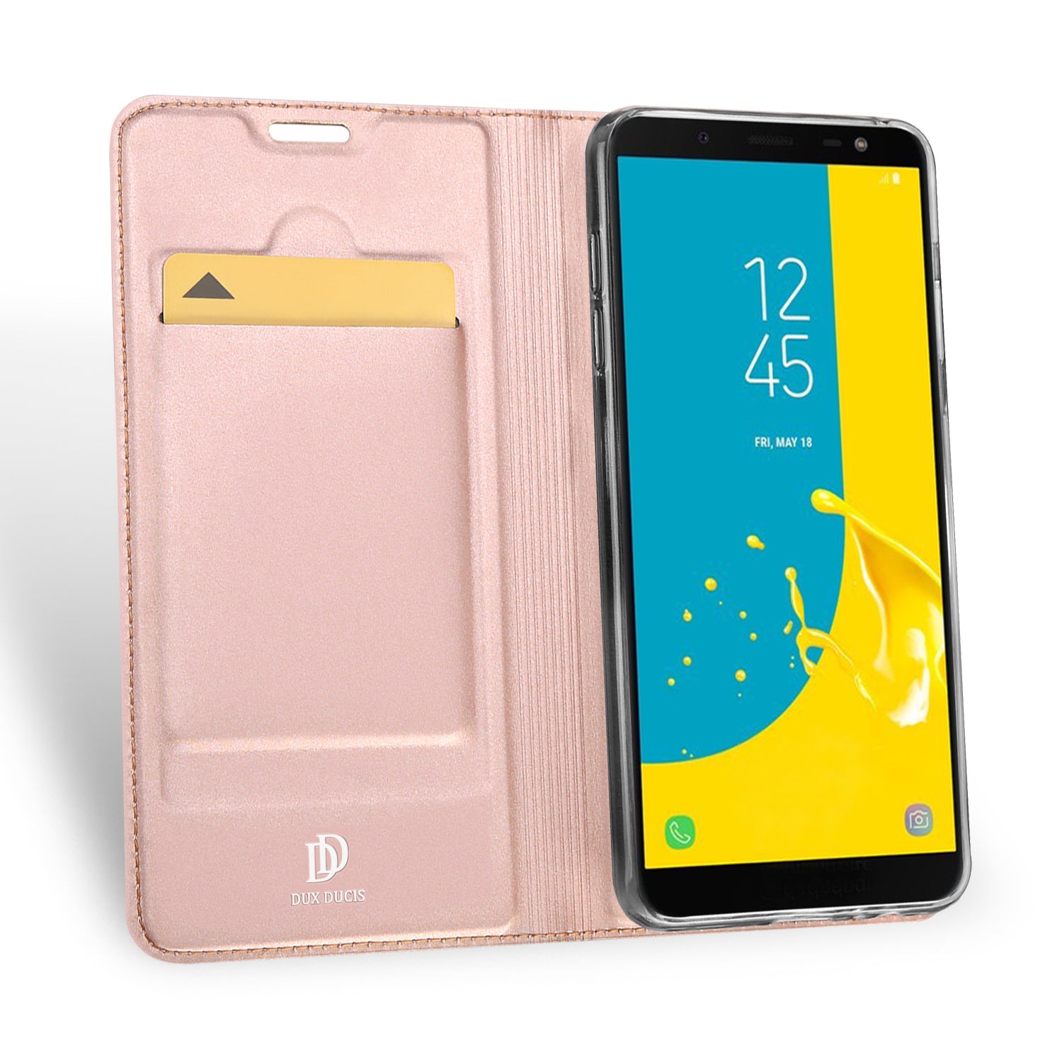 Samsung Galaxy J6 2018 Hoesje Rose met Pashouder