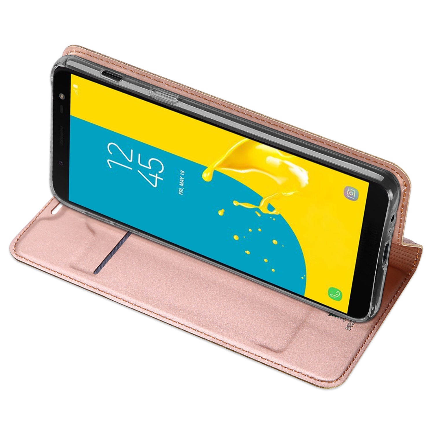 Samsung Galaxy J6 2018 Hoesje Rose met Pashouder