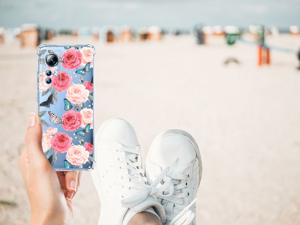 Xiaomi 12 Lite Case Butterfly Roses B2C Telecom