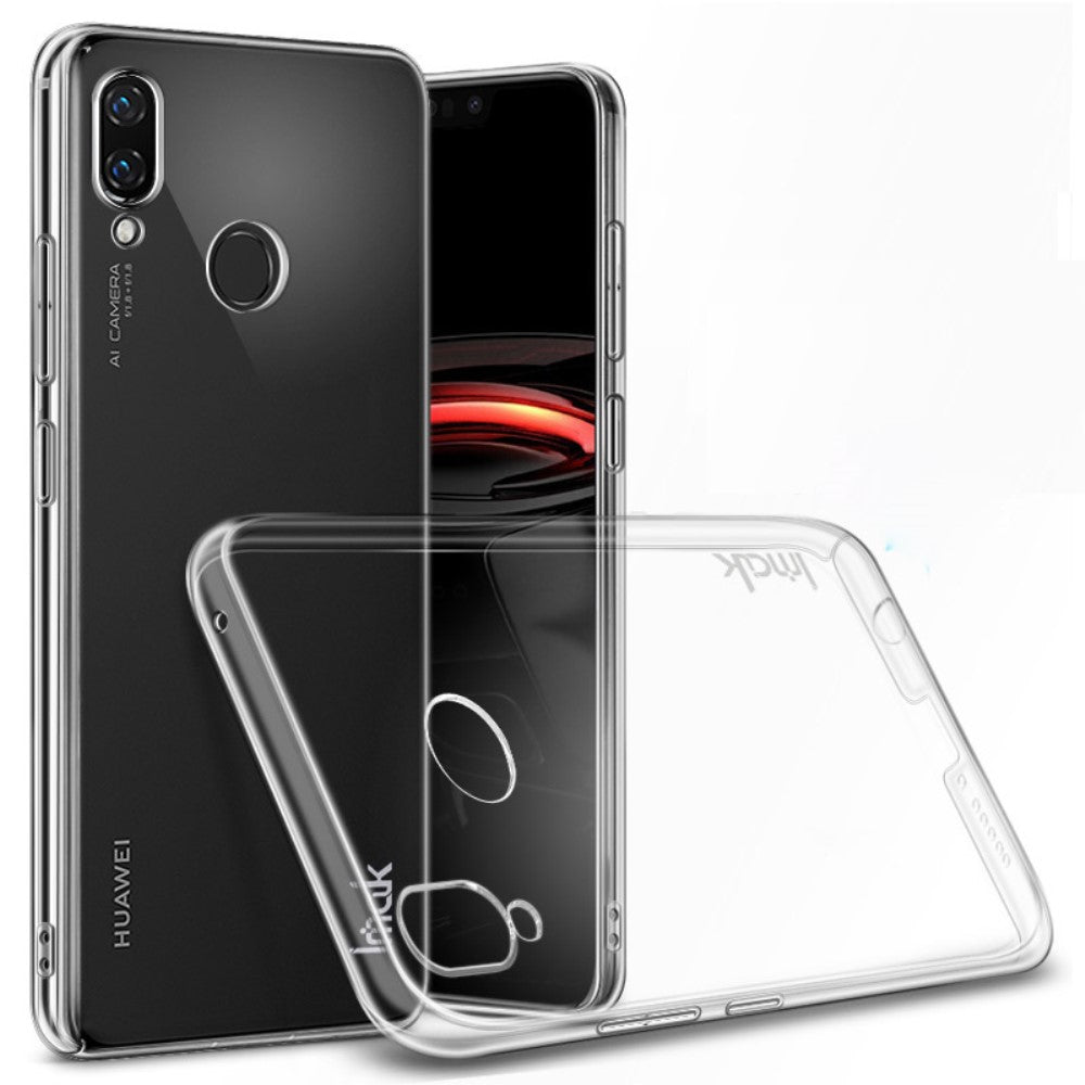 Huawei P Smart Plus Hardcase Hoesje Transparant + Screen Protector