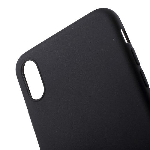 Apple iPhone Xs Max TPU Hoesje Zwart Mat