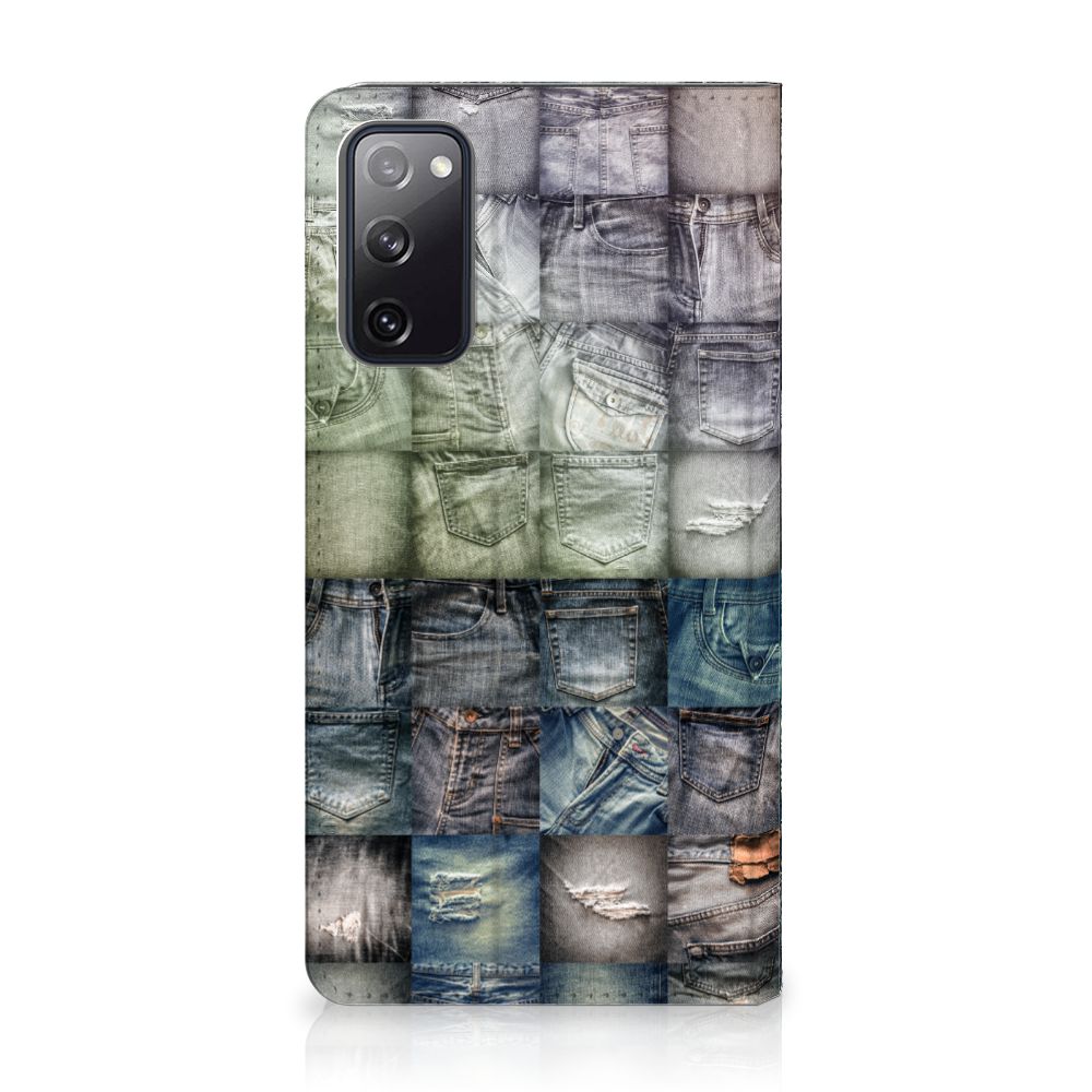 Hippe Standcase Samsung Galaxy S20 FE Spijkerbroeken - B2C Telecom