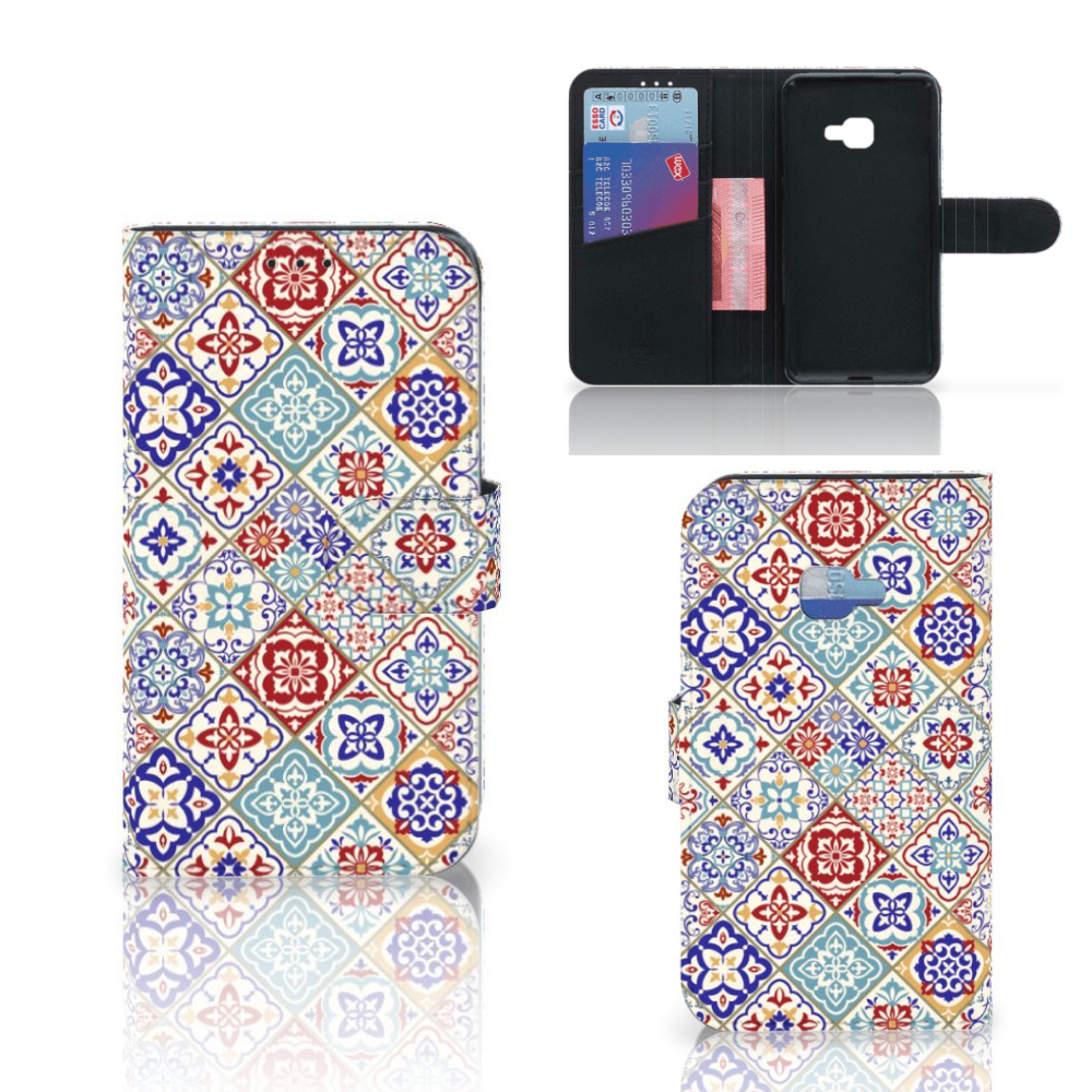 Samsung Galaxy Xcover 4 | Xcover 4s Bookcase Tiles Color