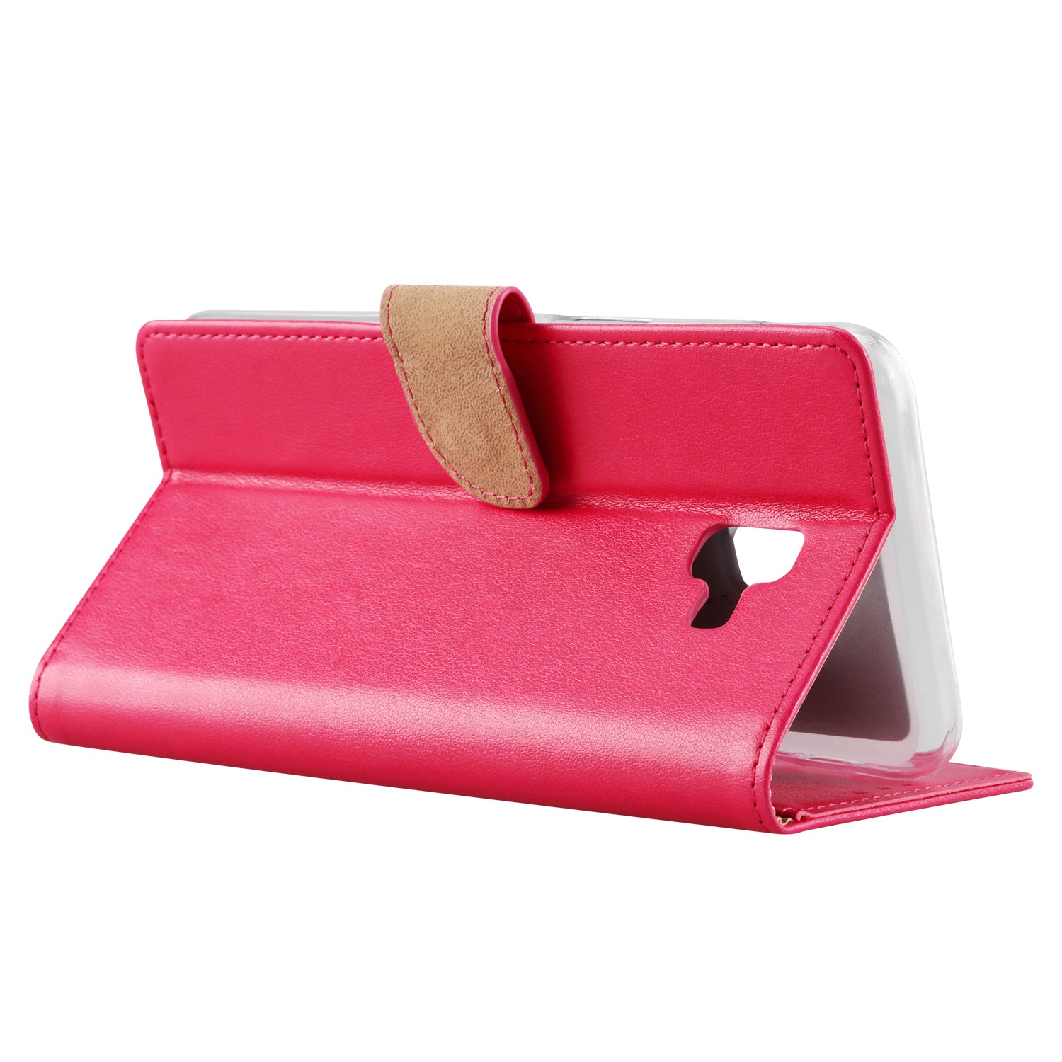 Samsung Galaxy J6 Plus (2018) Hoesje Roze met Pasjeshouder