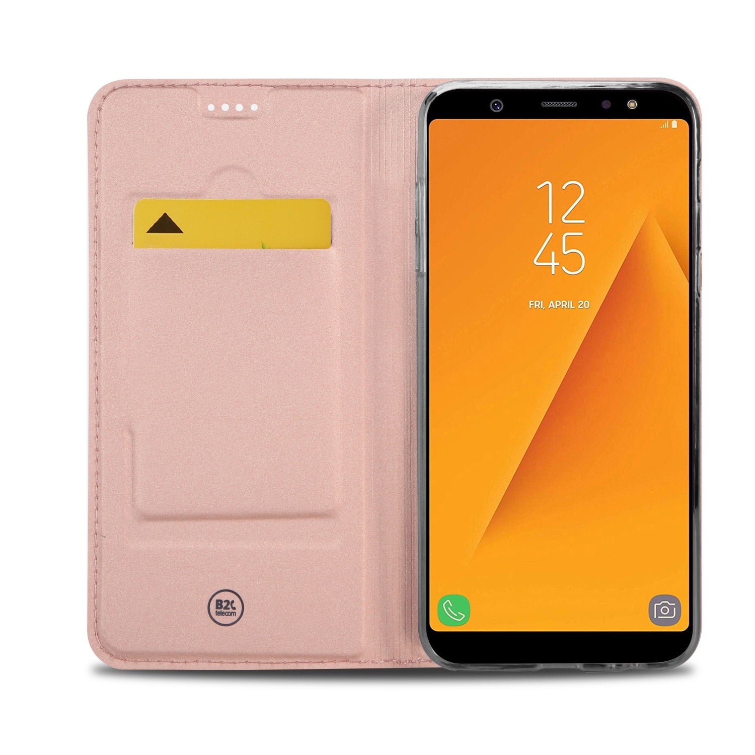 Samsung Galaxy A6 (2018) Hoesje Rose met Pashouder