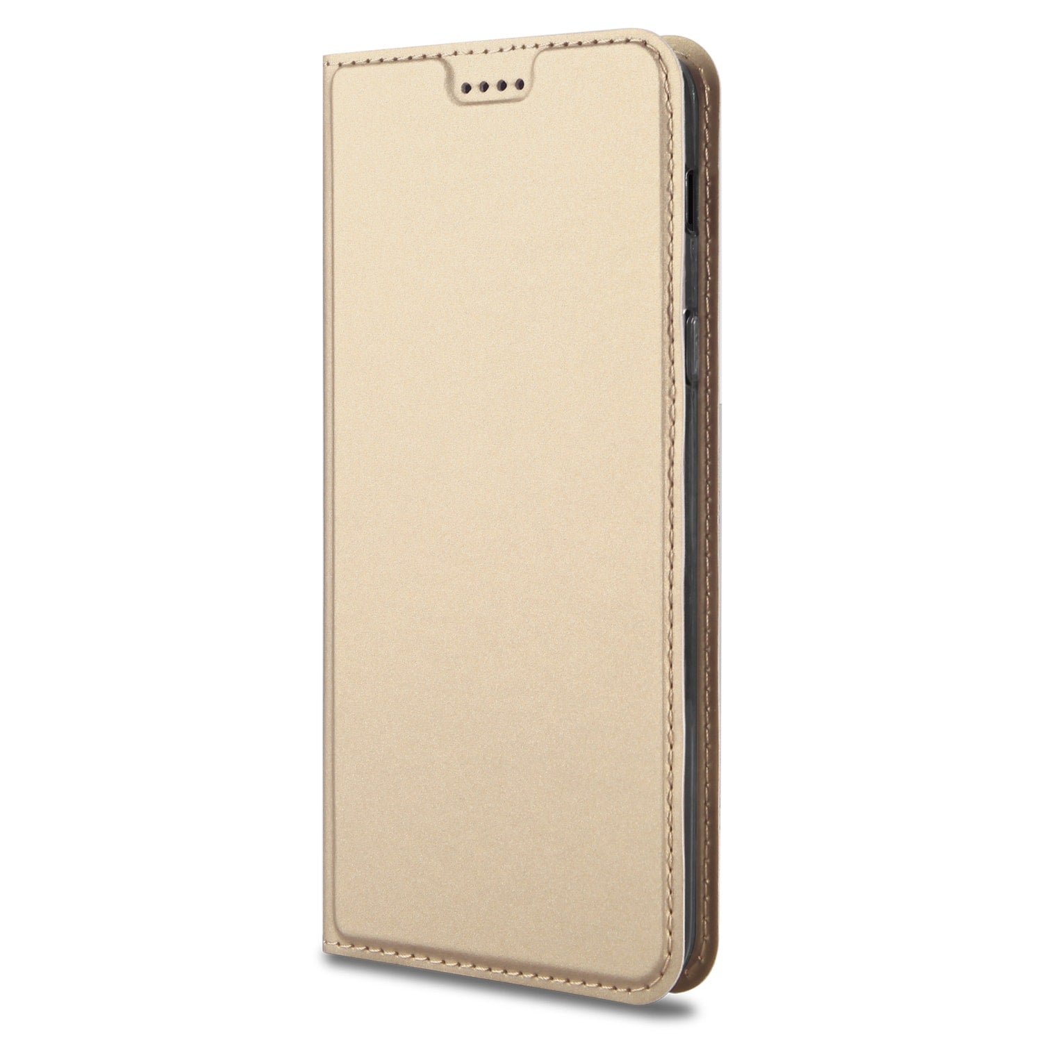 Samsung Galaxy A6 (2018) Hoesje Goud met Pashouder