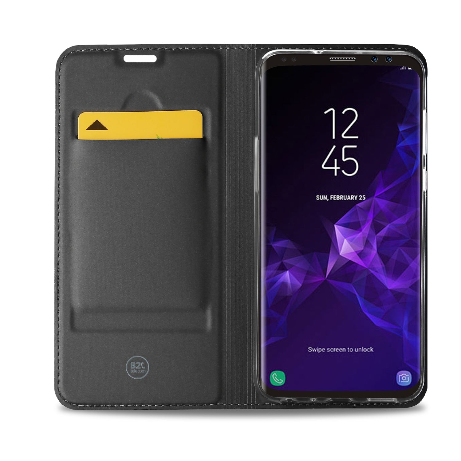 Samsung Galaxy S9 Plus Hoesje Wit met Pashouder