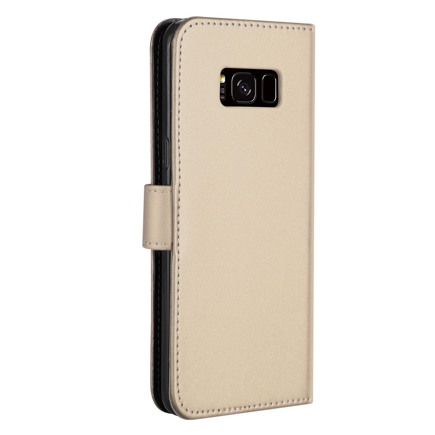 Samsung Galaxy S8 Telefoonhoesje Goud met Pasjeshouder