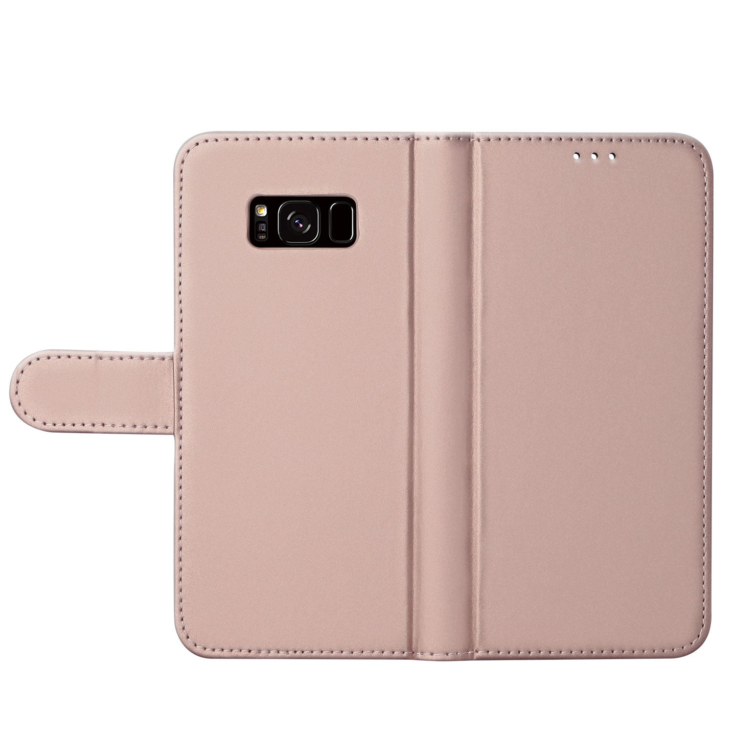 Samsung Galaxy S8 Plus Hoesje Rose met Pasjeshouder