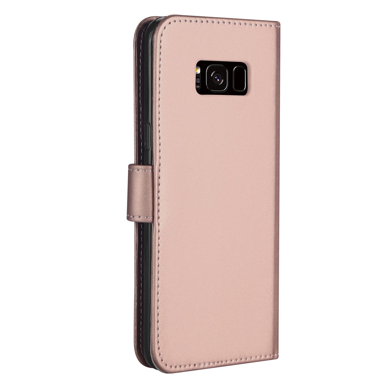 Samsung Galaxy S8 Plus Hoesje Rose met Pasjeshouder