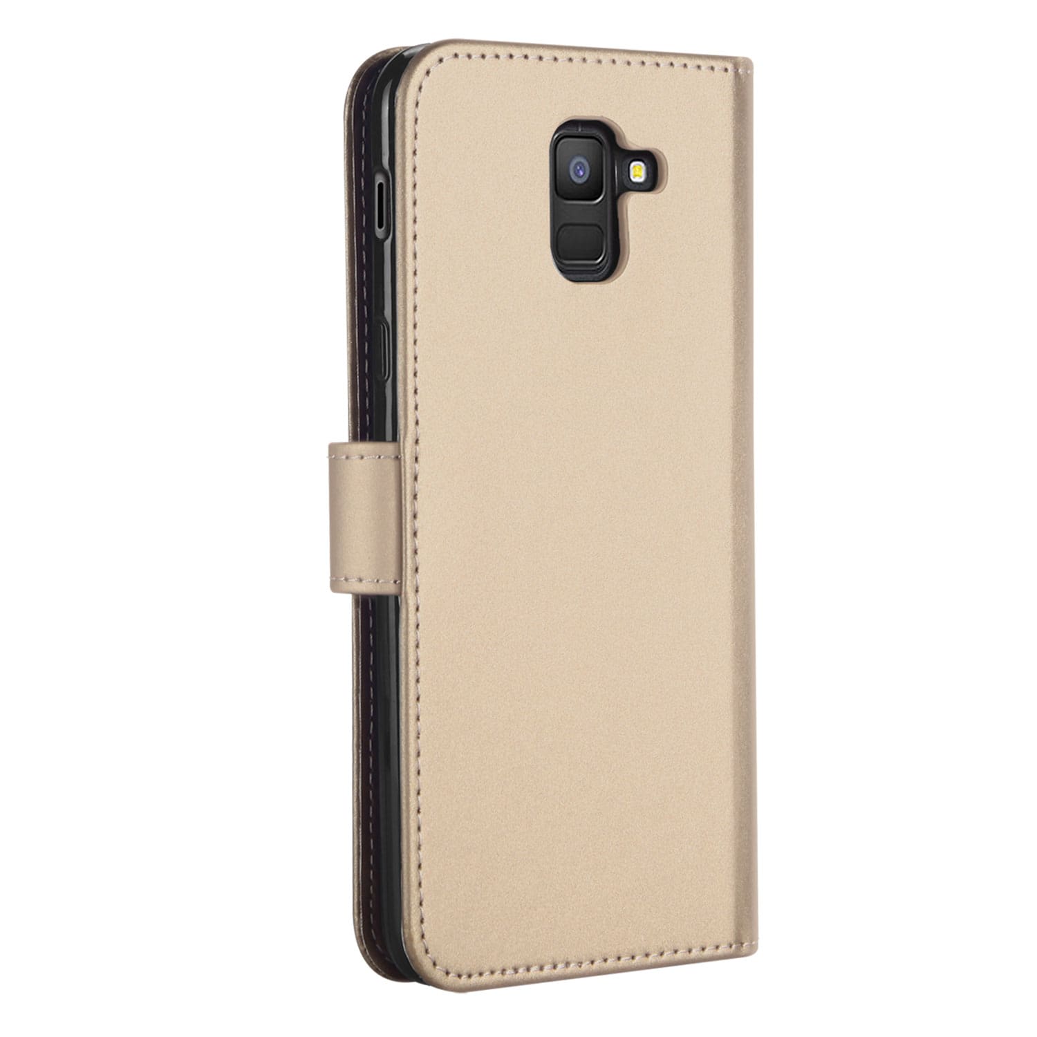 Samsung Galaxy J6 (2018) Hoesje Goud met Pasjeshouder